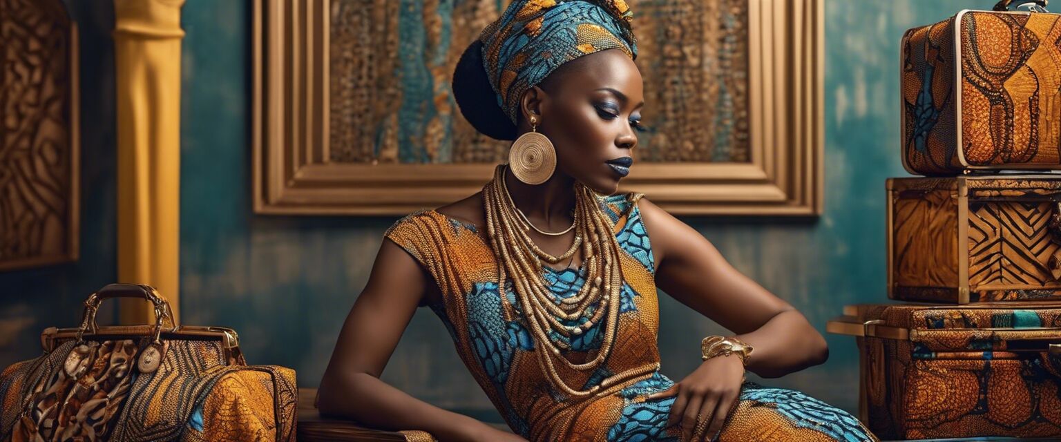 Accessories for African print dresses