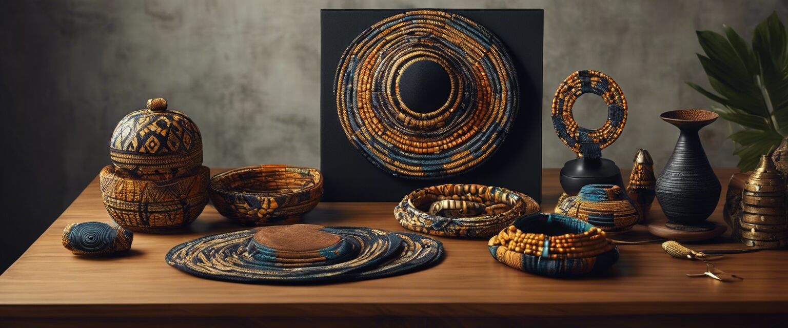 Accessories for African print dresses