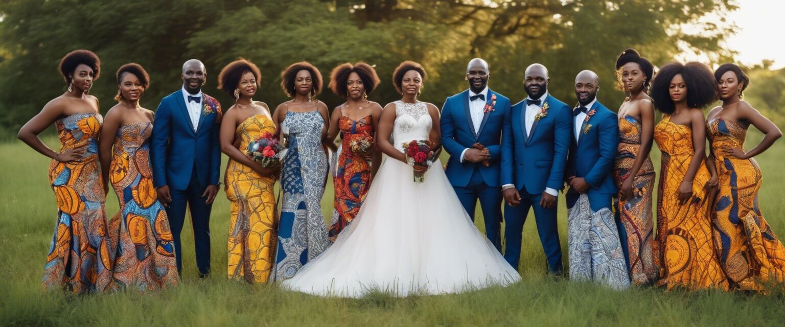 African Print Wedding Dresses